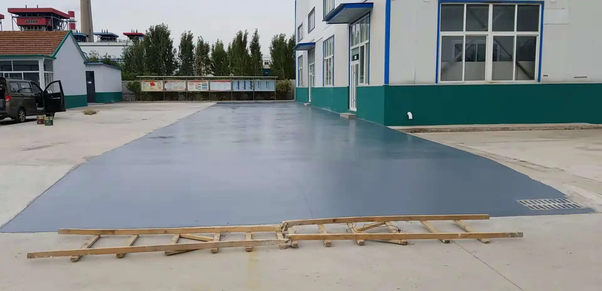 汉中车间厂房地坪漆修补翻新